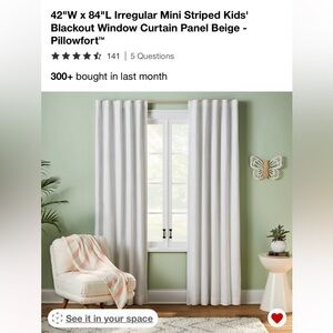 Elegant White Curtains (Set of 2)